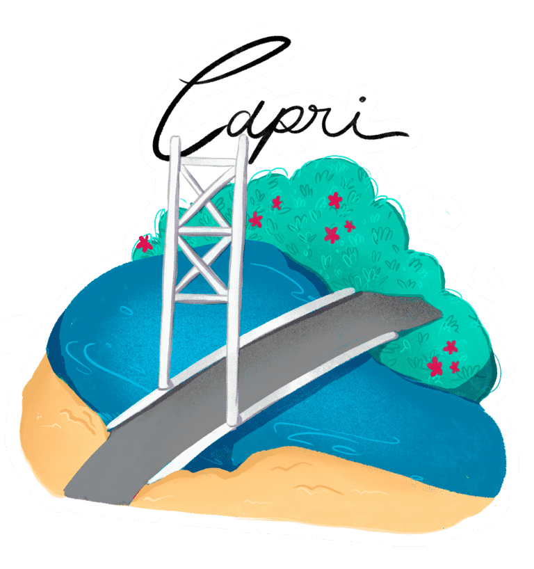 Praia Do Capri Mapa Turístico De São Francisco Do Sul 4070